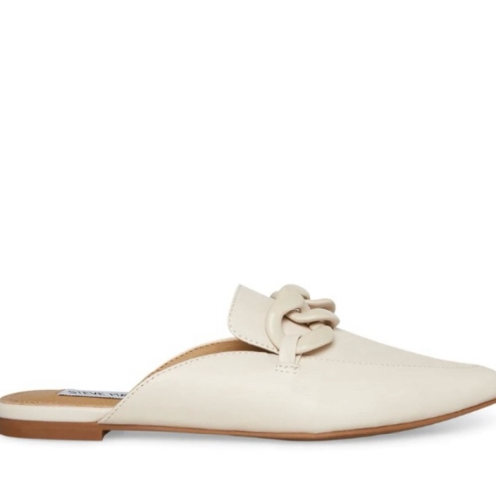 Steve Madden Fleur, pointed toe mule with chain
